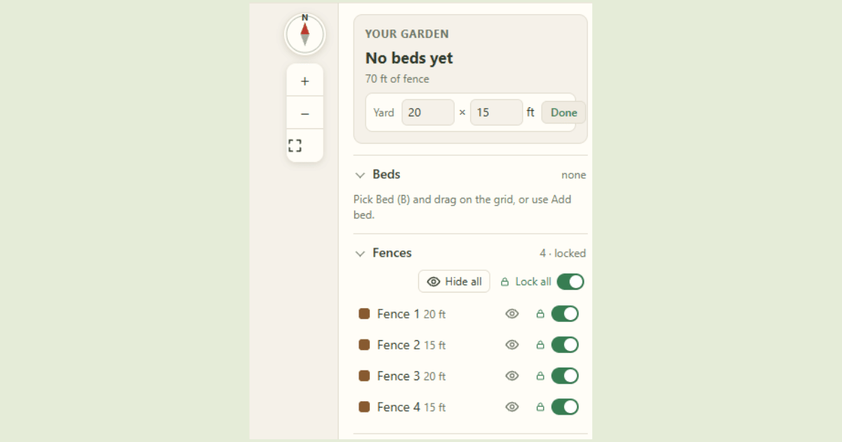 Step 3 Map your yard 